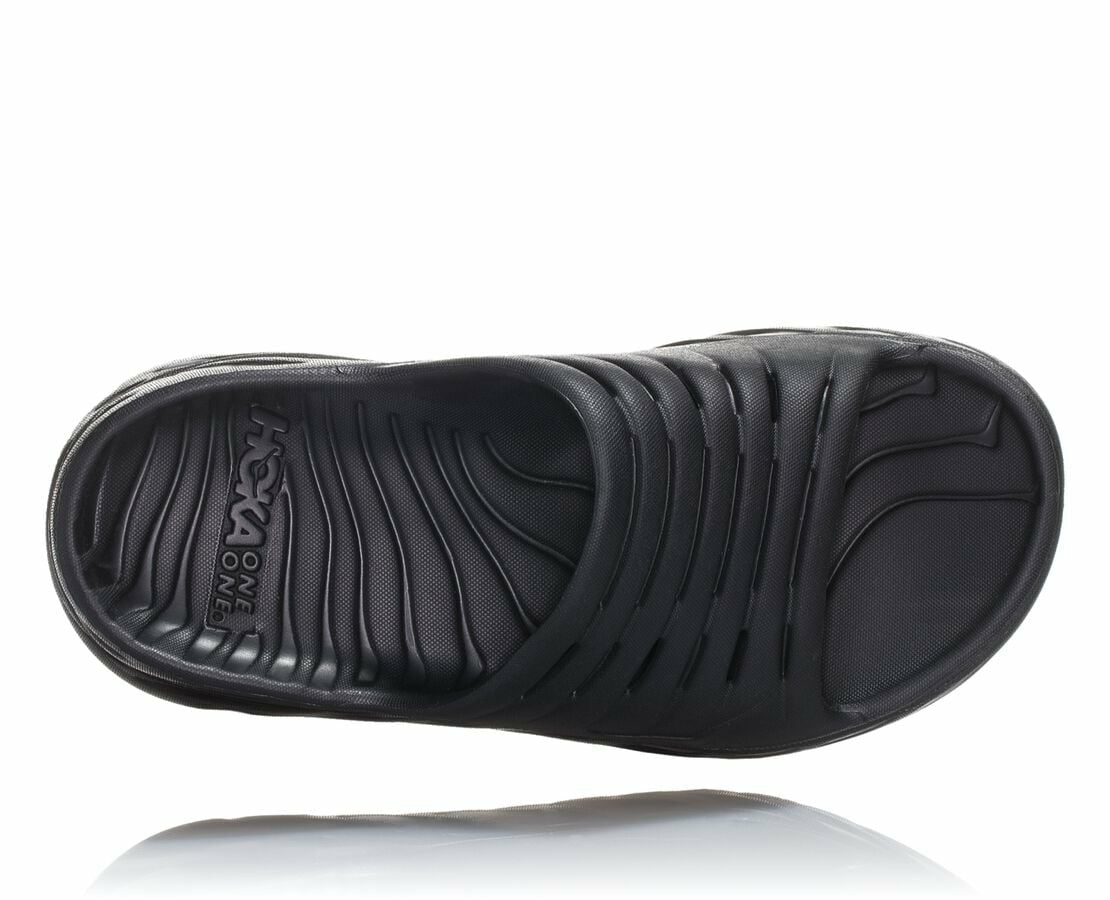HOKA Black / Black - Women's ORA Recovery Slide