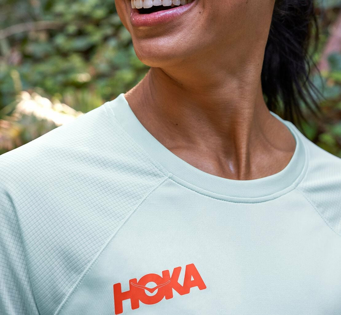 HOKA Wan Blue - Women's Performance Long Sleeve