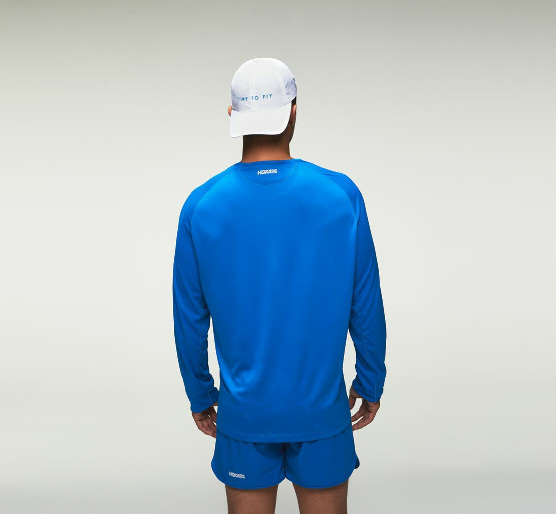 HOKA Imperial Blue - Men's Performance Long Sleeve