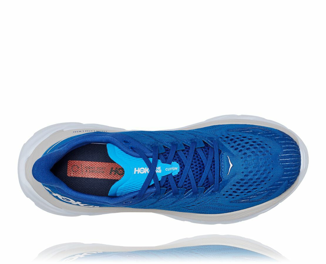 HOKA Turkish Sea / White - Men's Clifton Edge