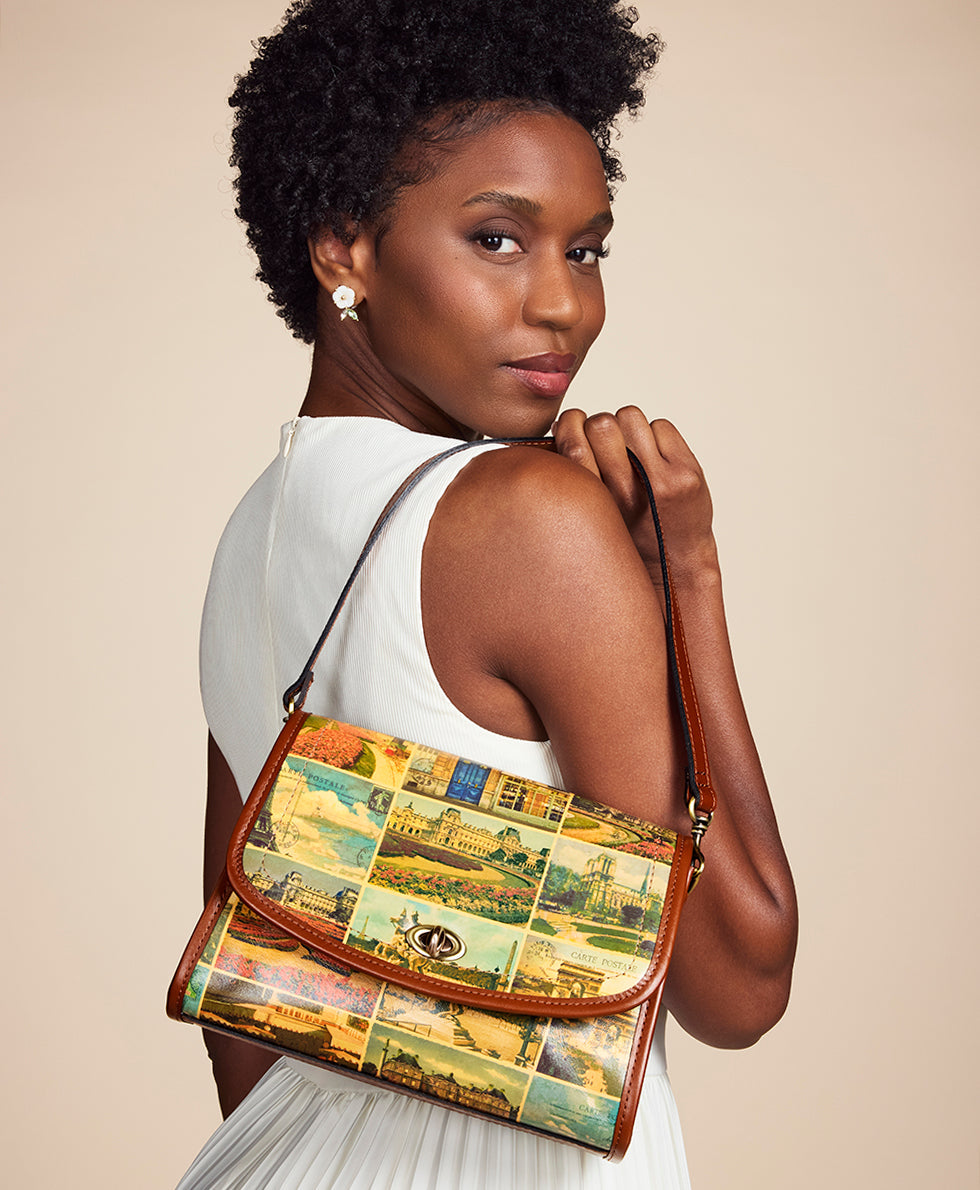Patricia Nash Ariane Top Handle Crossbody - Postcards From Paris