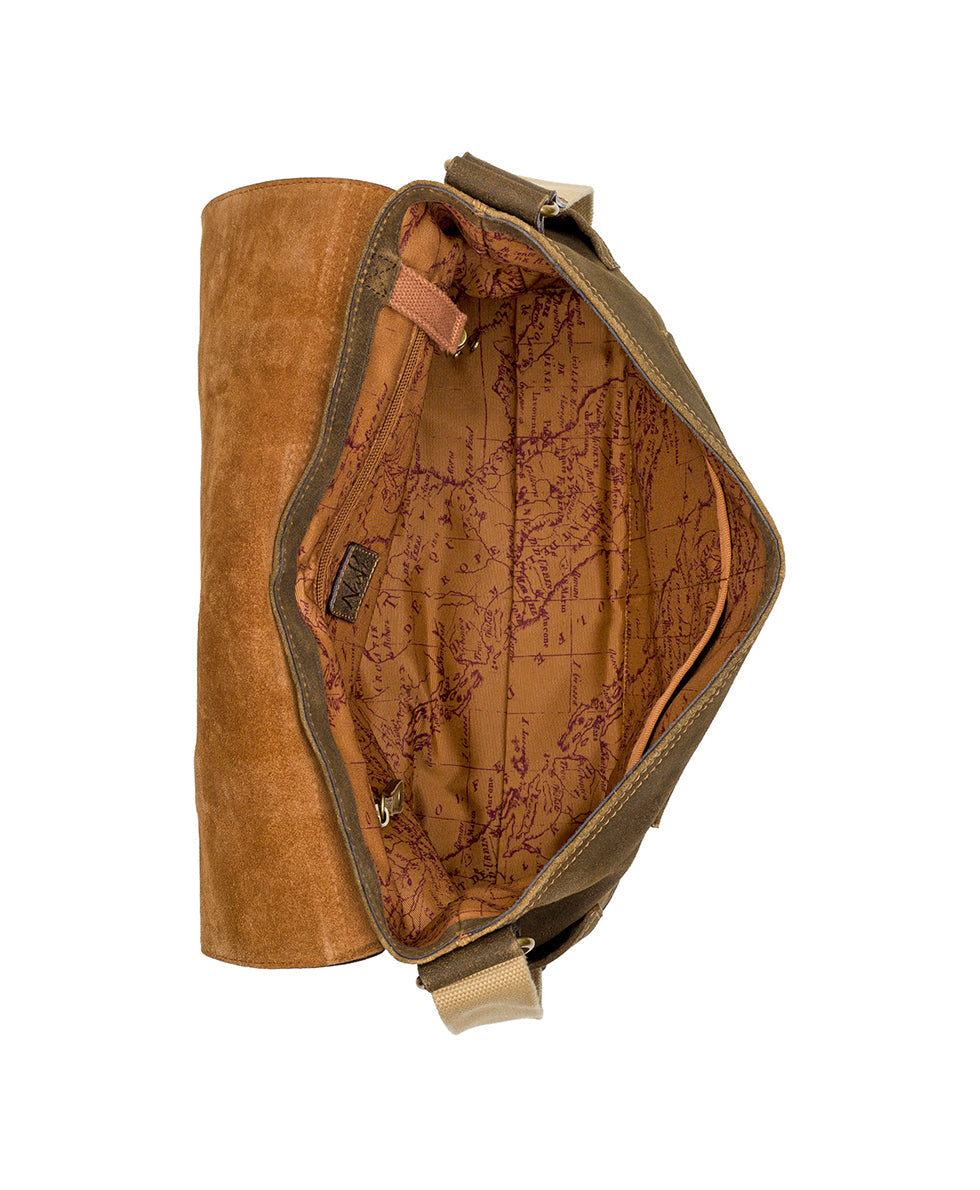 Patricia Nash Messenger Bag - Moto Leather