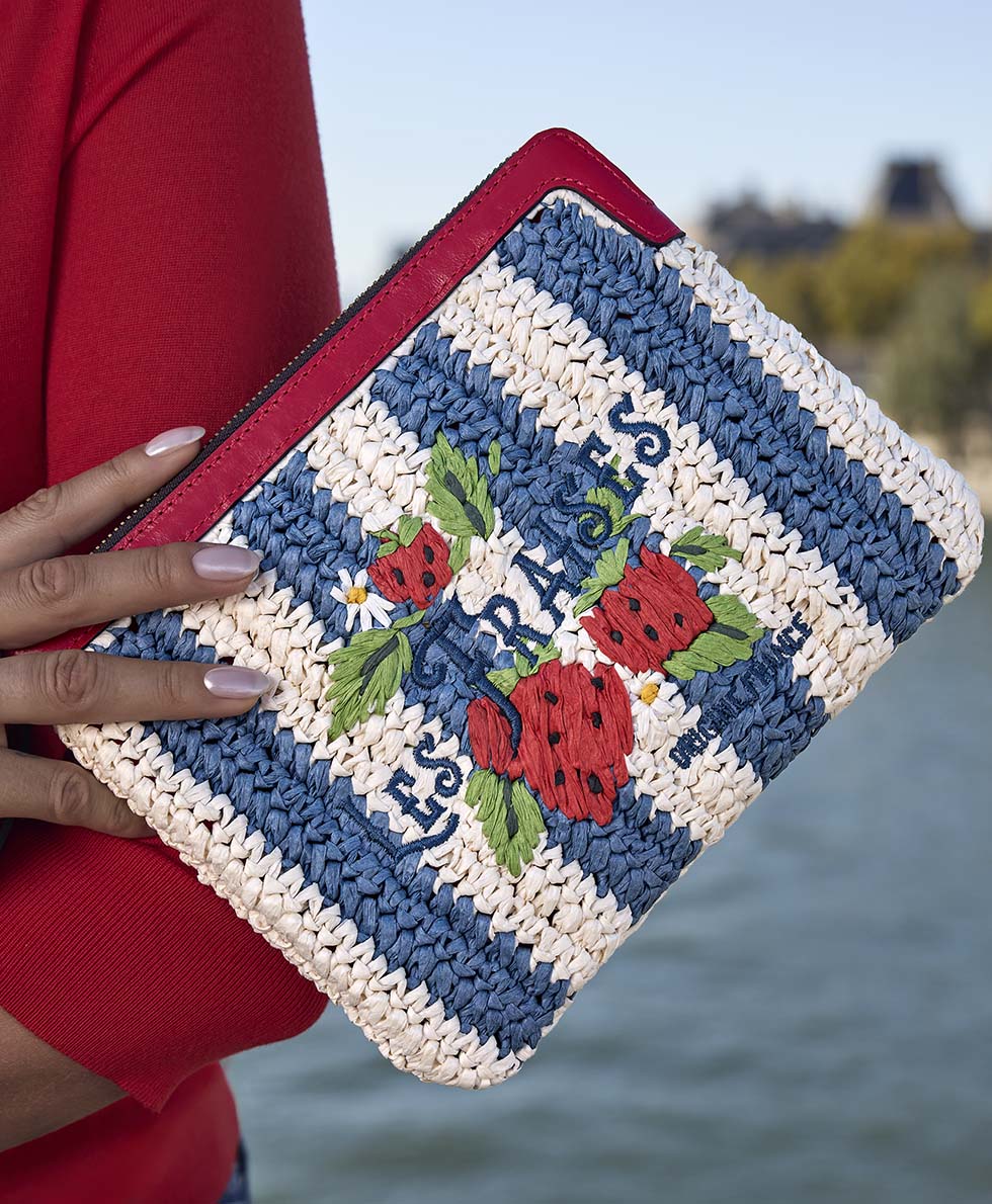 Patricia Nash Les Fraises Wristlet - Specially Woven