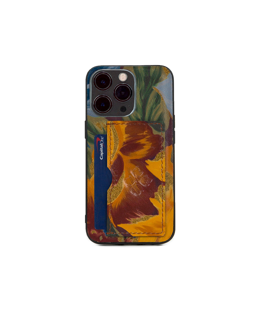 Patricia Nash Vedetta iPhone 13 Pro Case - Marigold Harvest