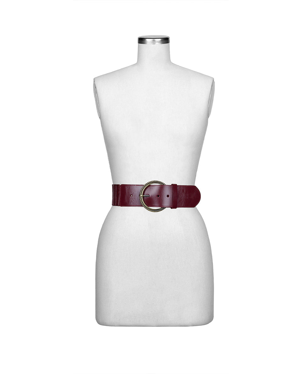 Patricia Nash Resana Tooled Stretch Belt - Stretch
