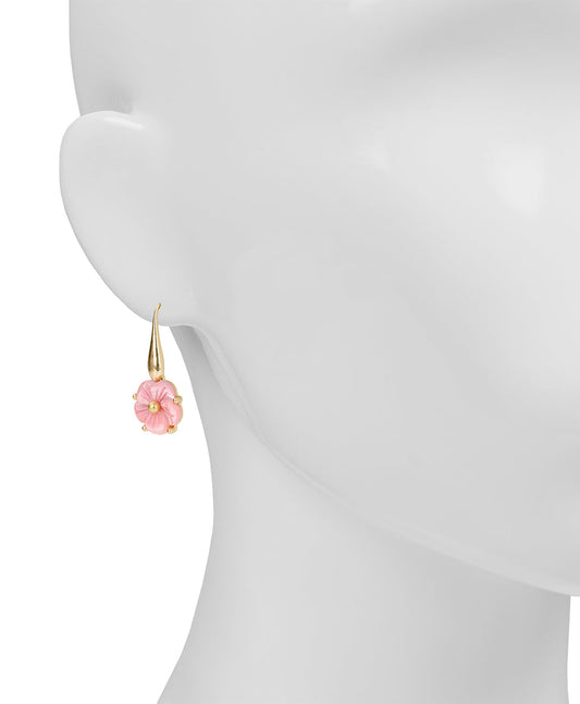 Patricia Nash Flower Drop Earrings - Raffia Collection