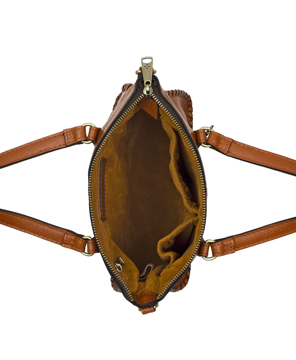 Patricia Nash Mini Briona W/ Leather Crossbody | Rugged Natural Grain |...