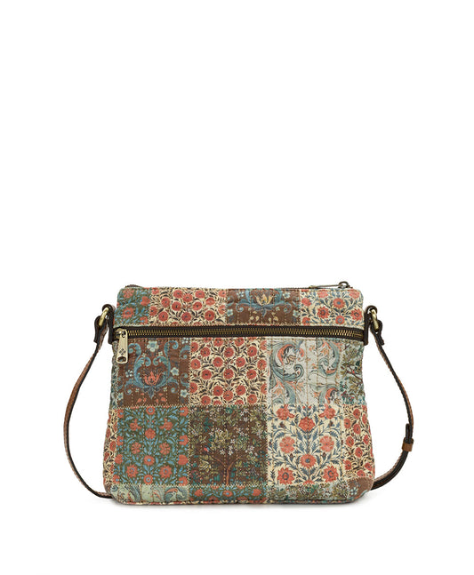 Patricia Nash Anders Crossbody | Nordic Patchwork Cotton | Nordic Patch...