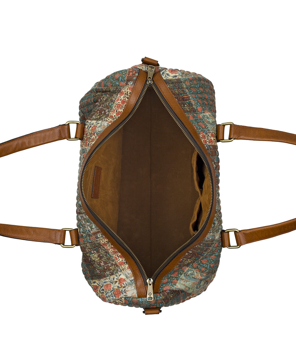 Patricia Nash Milano Weekender | Nordic Patchwork Cotton | Nordic Patch...