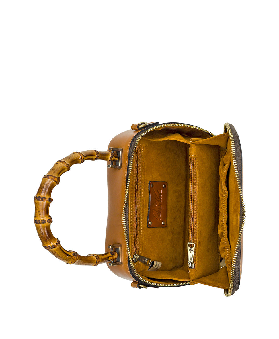 Patricia Nash Lara Top Handle Crossbody - Parisian Floral Tooled