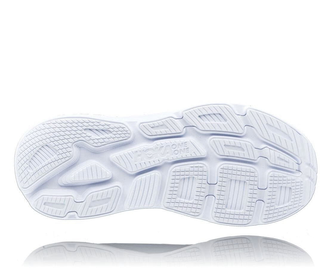 HOKA White / White Reflective - Men's Bondi 6