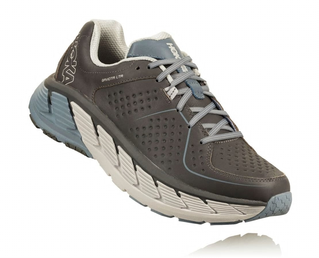 HOKA Charcoal / Tradewinds - Men's Gaviota Leather