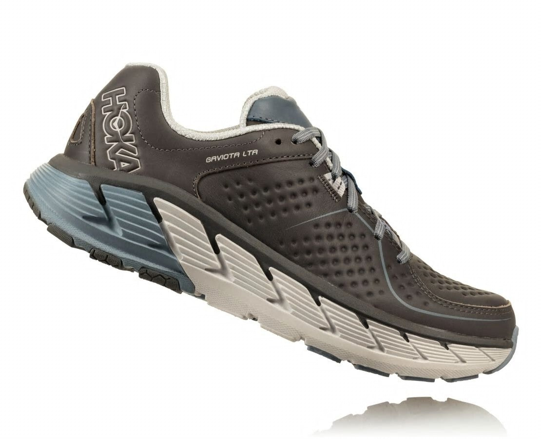 HOKA Charcoal / Tradewinds - Men's Gaviota Leather