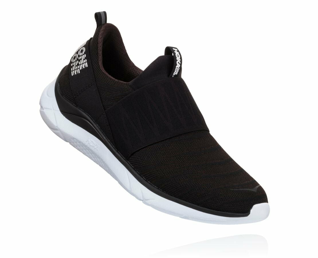 HOKA Black / White - Women's Hupana Slip