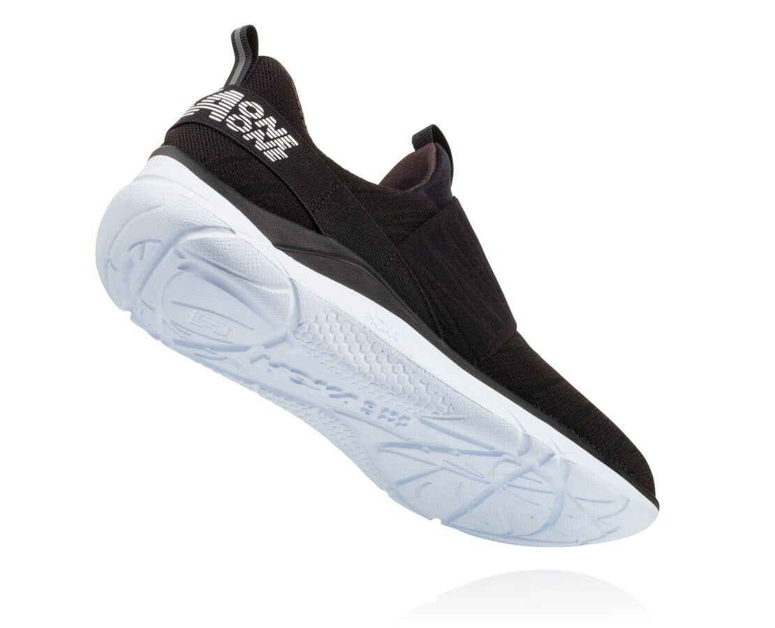 HOKA Black / White - Women's Hupana Slip