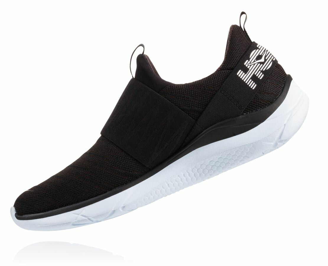 HOKA Black / White - Women's Hupana Slip