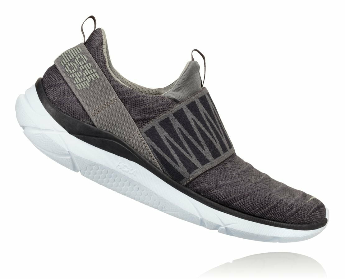 HOKA Nine Iron / Steel Grey - Women's Hupana Slip