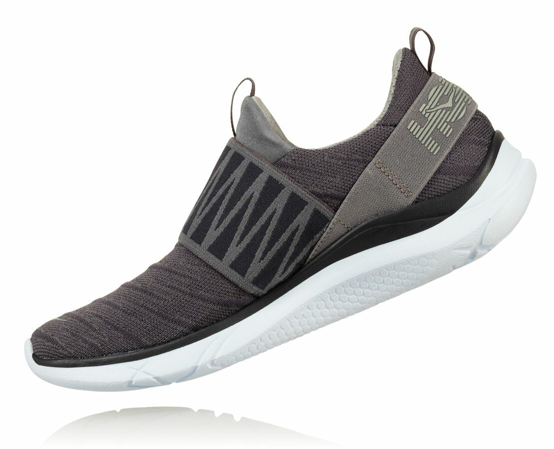 HOKA Nine Iron / Steel Grey - Women's Hupana Slip
