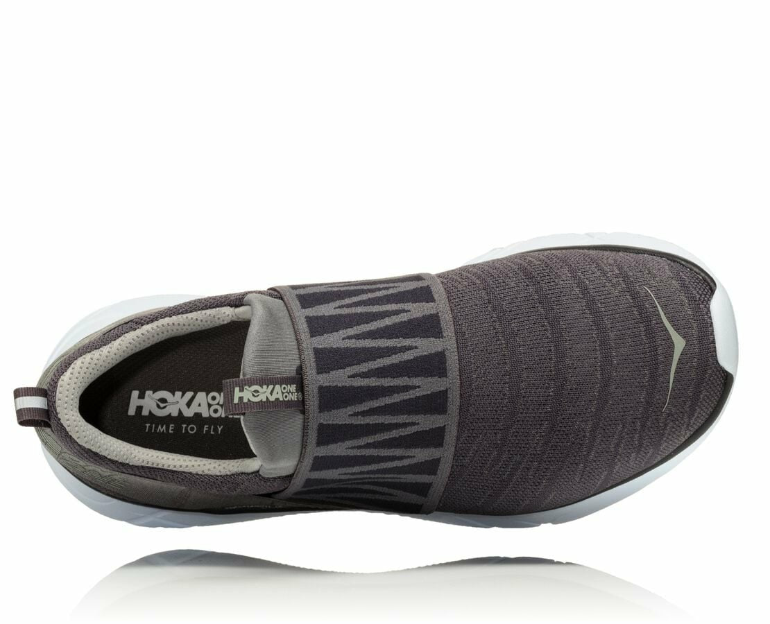 HOKA Nine Iron / Steel Grey - Women's Hupana Slip