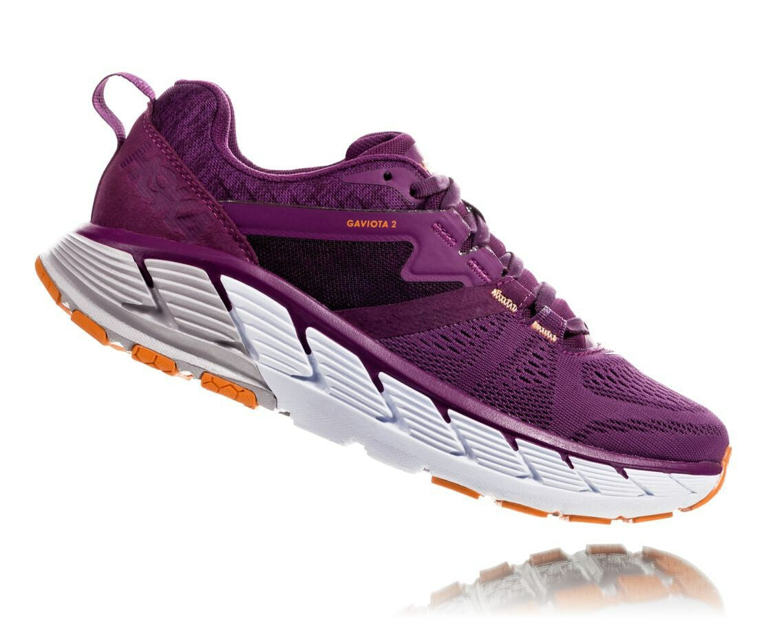 HOKA Grape Juice / Bright Marigold - Women's Gaviota 2