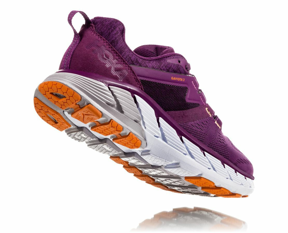 HOKA Grape Juice / Bright Marigold - Women's Gaviota 2