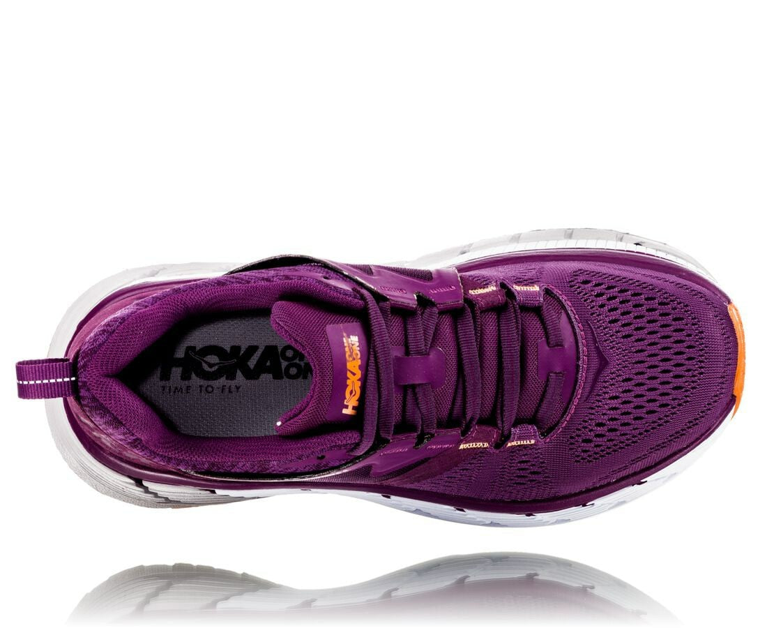 HOKA Grape Juice / Bright Marigold - Women's Gaviota 2