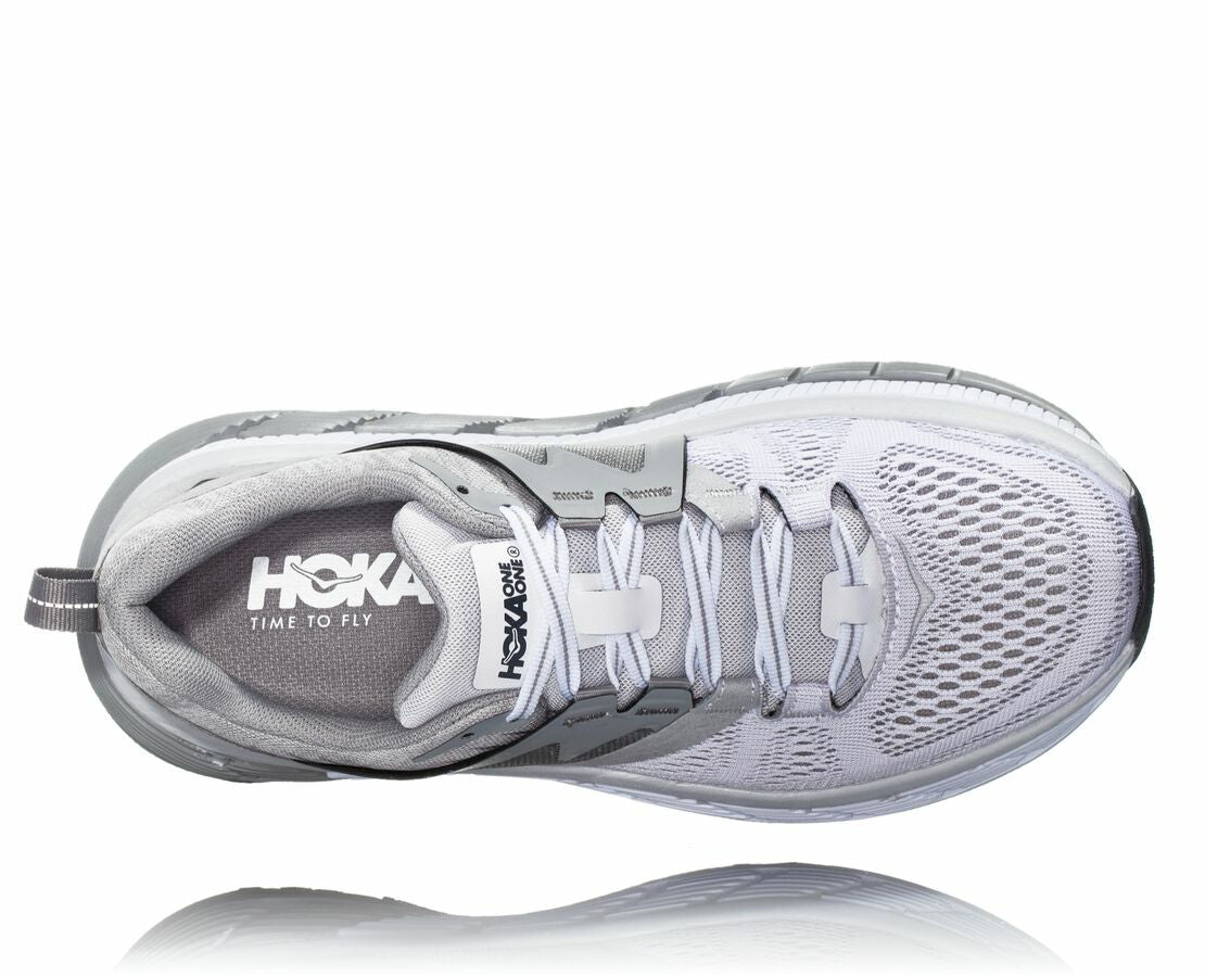 HOKA White / Drizzle - Women's Gaviota 2