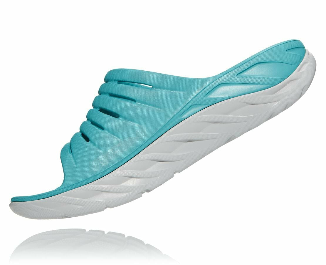 HOKA Aquarelle / Blazing Orange - Men's ORA Recovery Slide