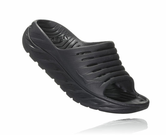 HOKA Black / Black - Men's ORA Recovery Slide