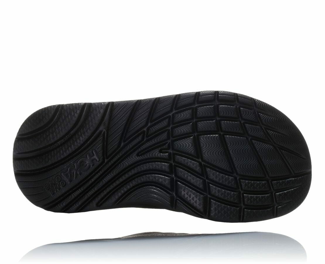 HOKA Black / Black - Men's ORA Recovery Slide