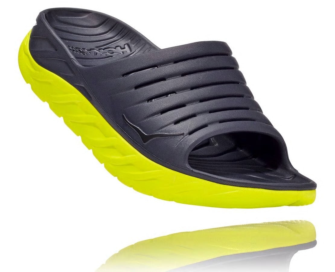 HOKA Odyssey Grey / Evening Primrose - Men's ORA Recovery Slide