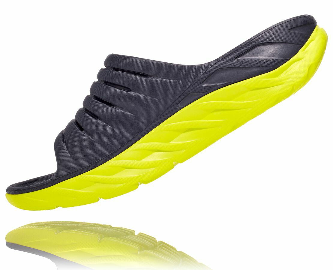 HOKA Odyssey Grey / Evening Primrose - Men's ORA Recovery Slide