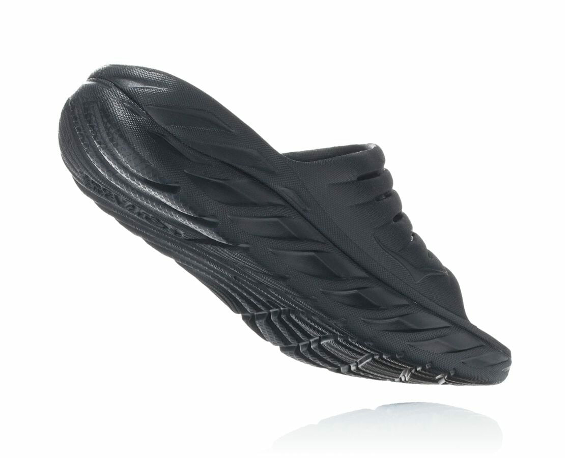 HOKA Black / Black - Women's ORA Recovery Slide