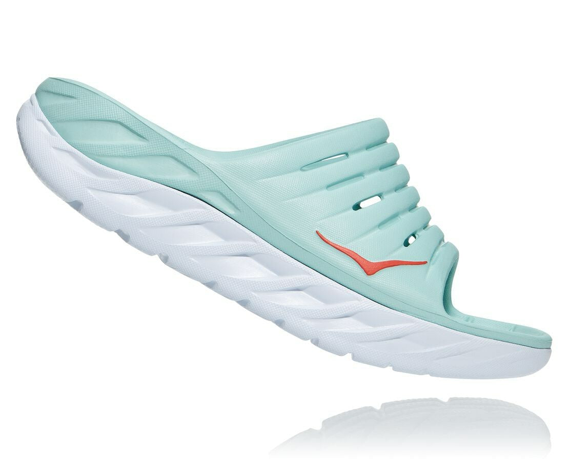 HOKA Eggshell Blue / White - Women's ORA Recovery Slide