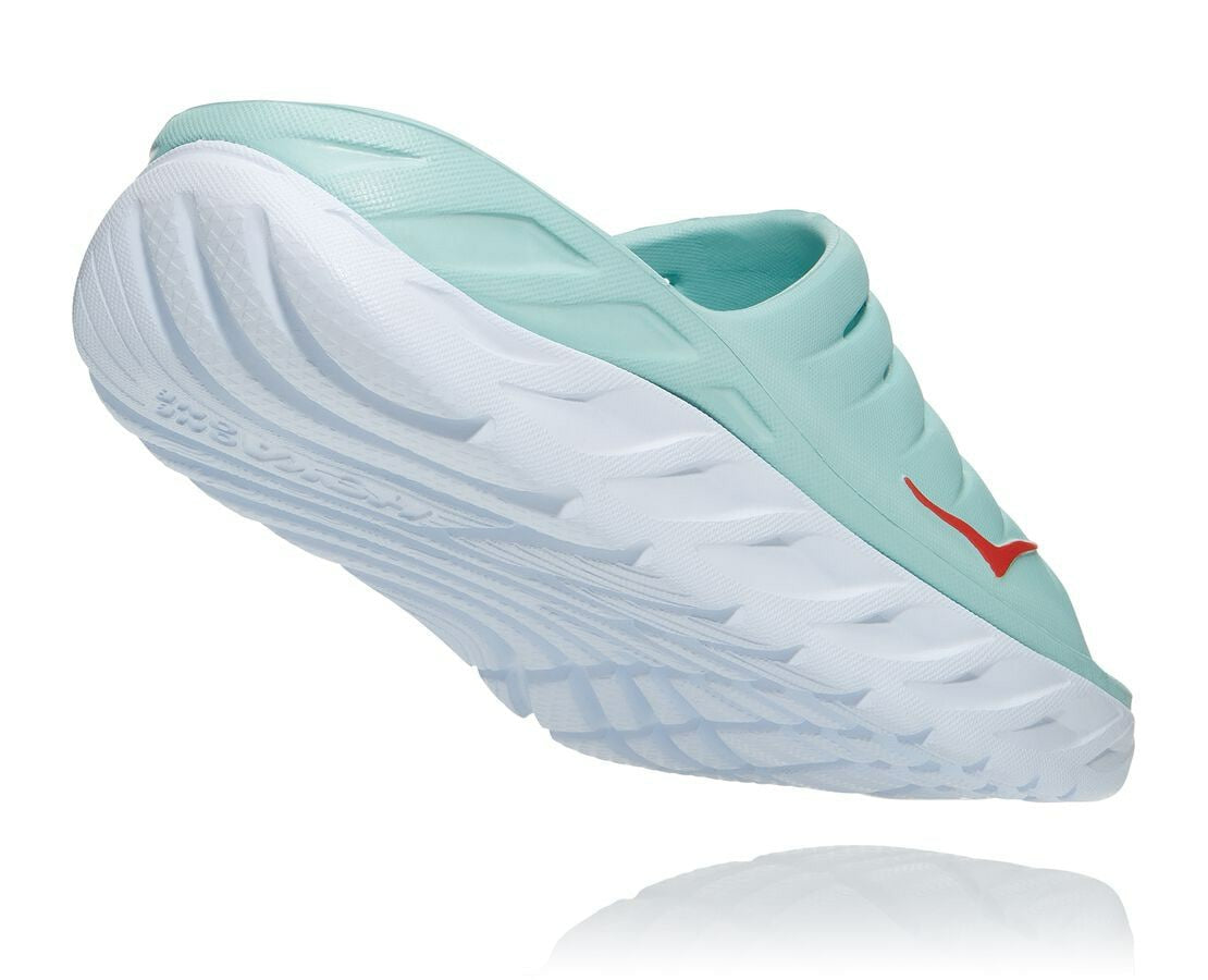 HOKA Eggshell Blue / White - Women's ORA Recovery Slide