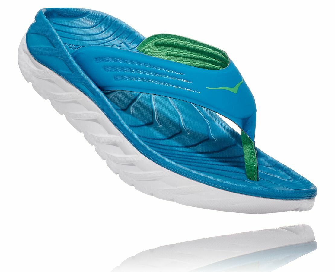 HOKA Blue Sapphire / Greenbriar - Men's ORA Recovery Flip