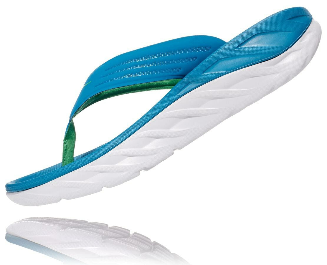 HOKA Blue Sapphire / Greenbriar - Men's ORA Recovery Flip