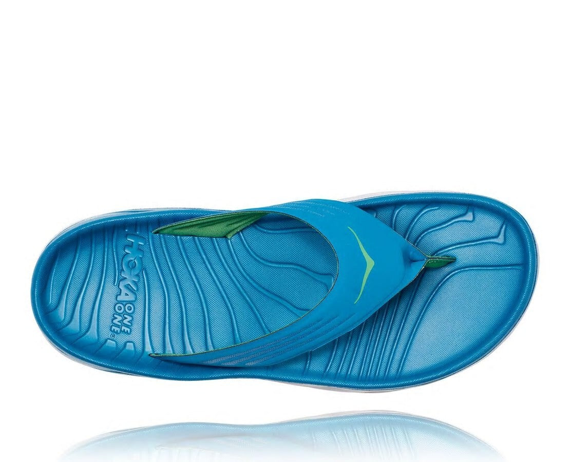 HOKA Blue Sapphire / Greenbriar - Men's ORA Recovery Flip