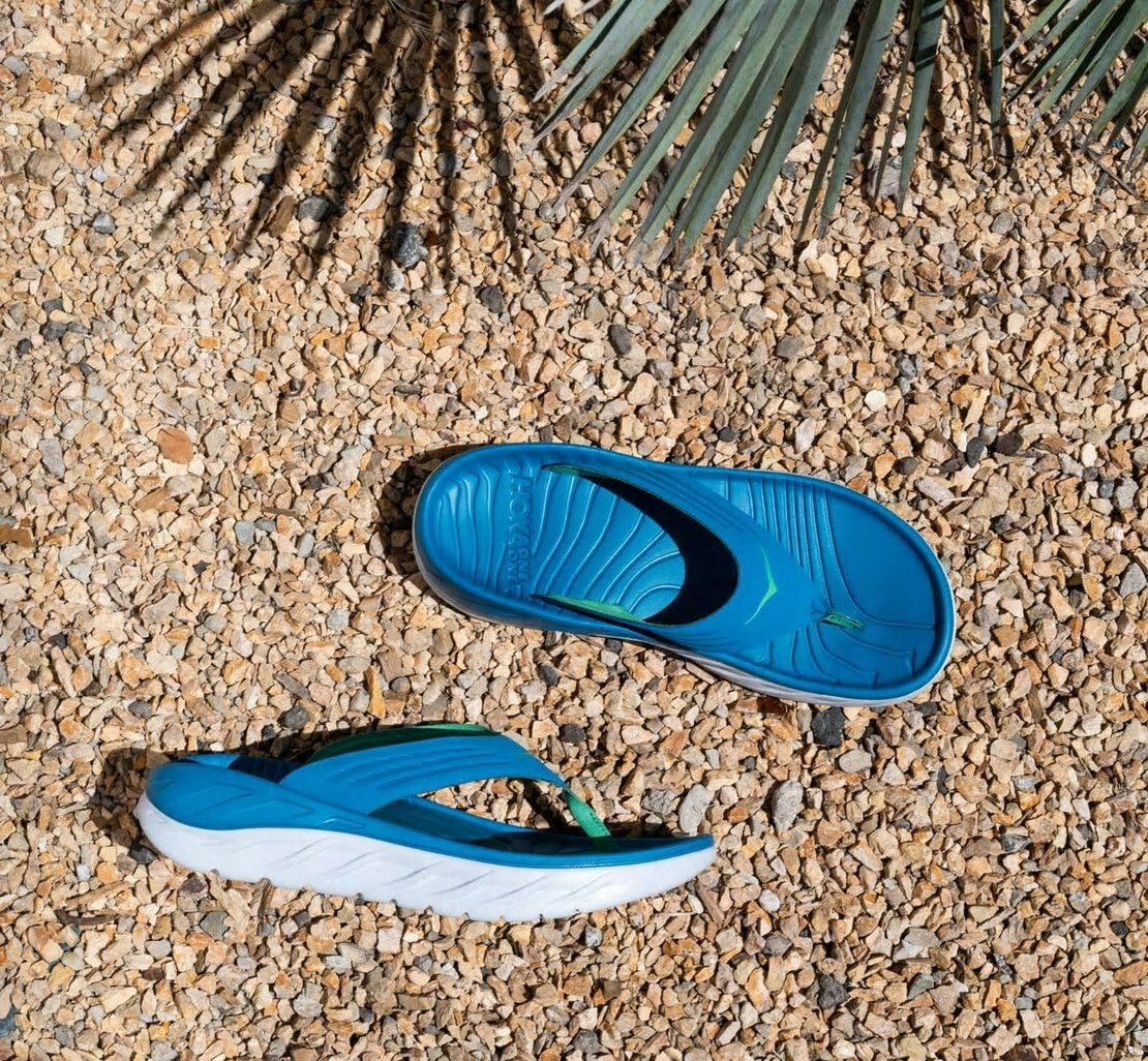 HOKA Blue Sapphire / Greenbriar - Men's ORA Recovery Flip