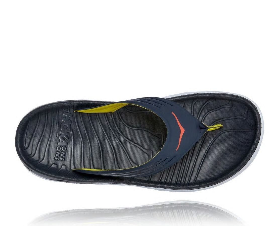 HOKA Ombre Blue / Fiesta - Men's ORA Recovery Flip