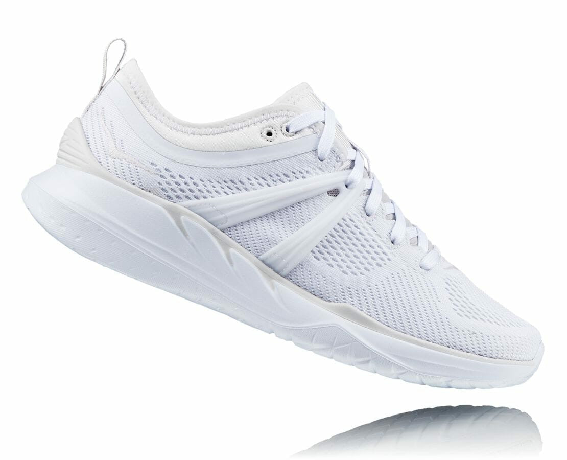 HOKA White / Nimbus Cloud - Women's Tivra