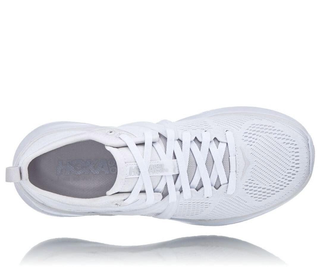 HOKA White / Nimbus Cloud - Women's Tivra