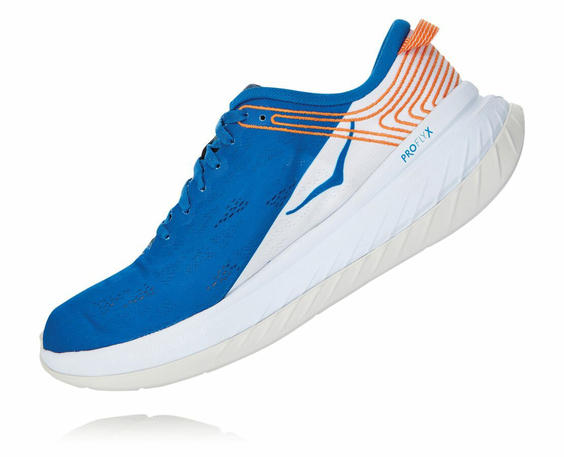 HOKA Imperial Blue / White - Men's Carbon X