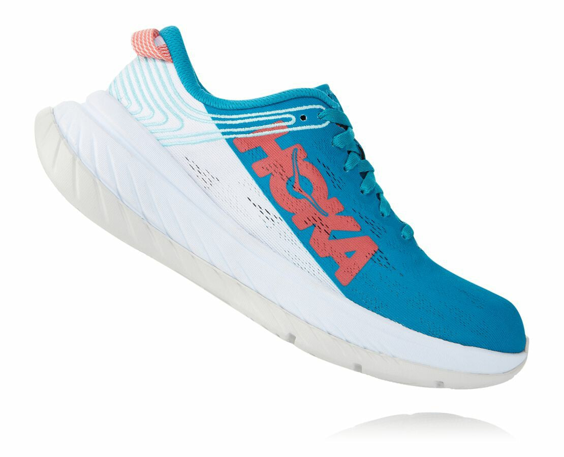 HOKA Caribbean Sea / White - Women's Carbon X