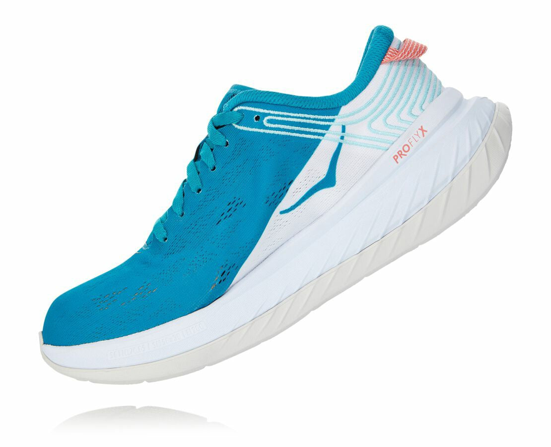 HOKA Caribbean Sea / White - Women's Carbon X