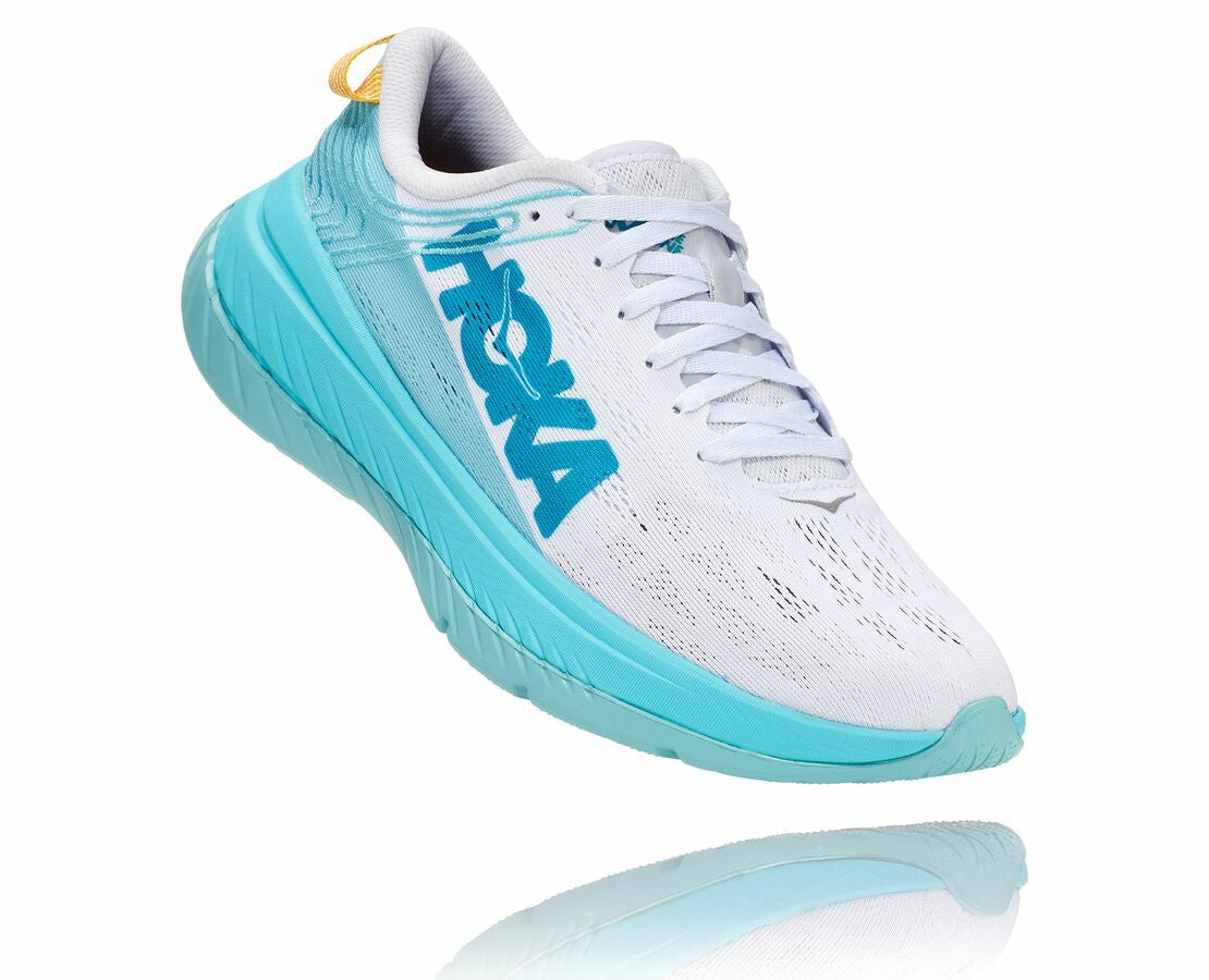 HOKA White / Angel Blue - Women's Carbon X
