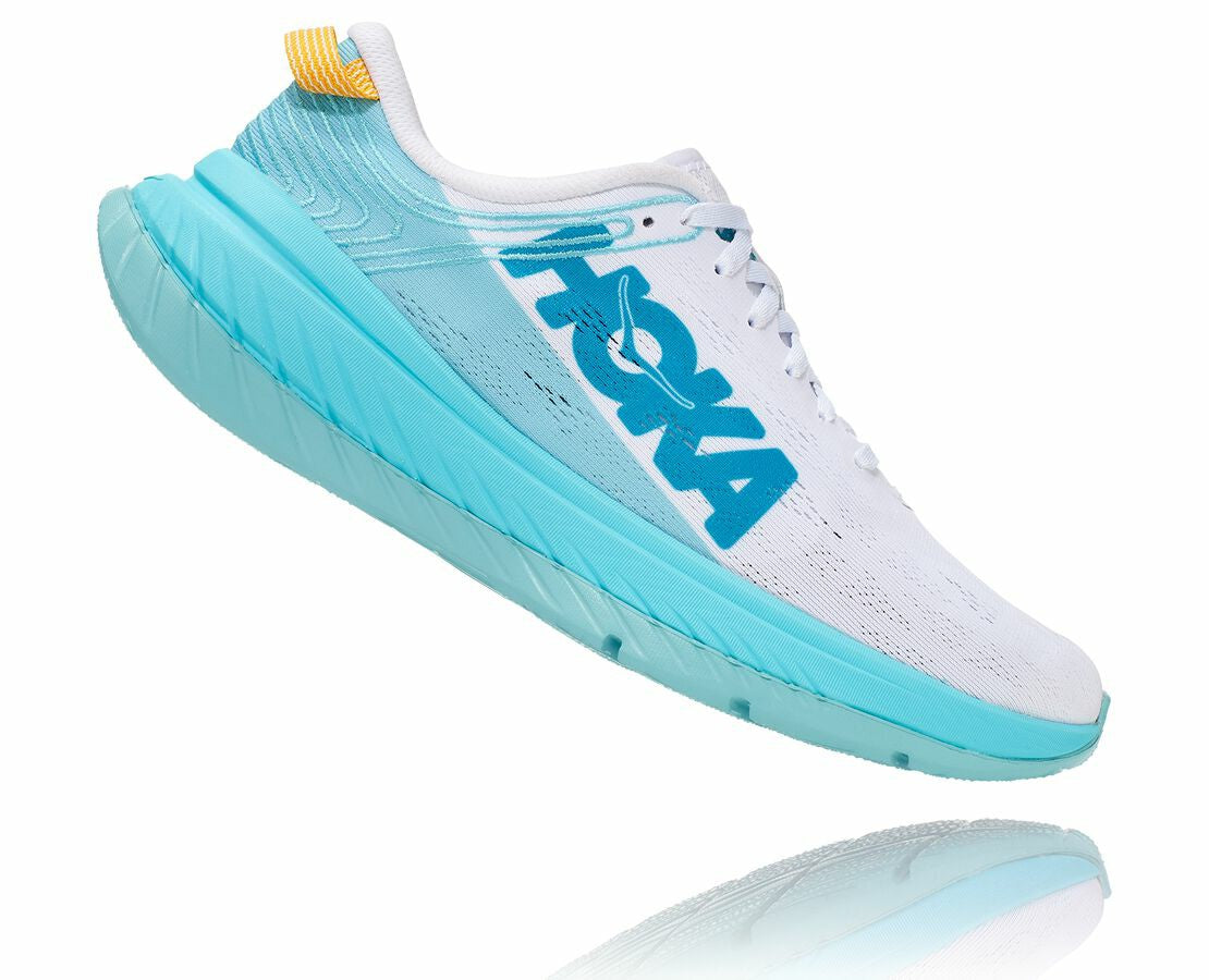 HOKA White / Angel Blue - Women's Carbon X