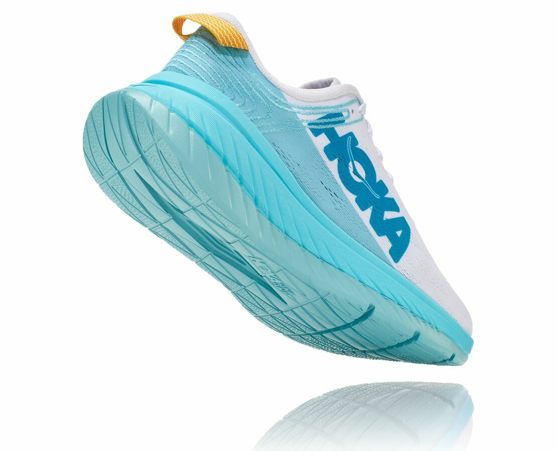 HOKA White / Angel Blue - Women's Carbon X