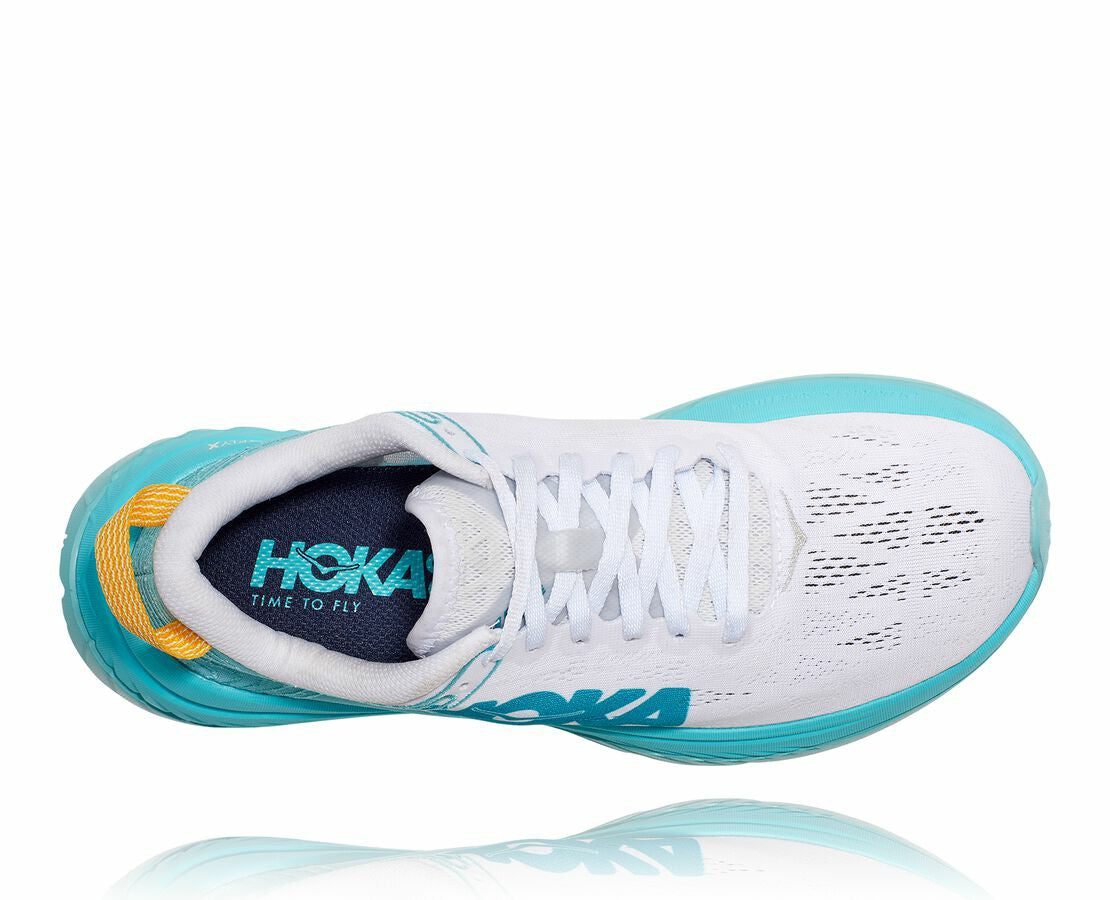 HOKA White / Angel Blue - Women's Carbon X