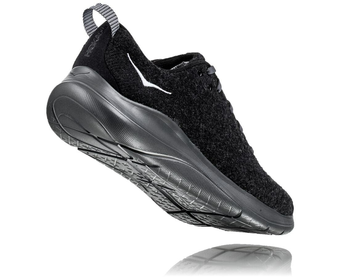HOKA Black / Dark Shadow - Men's Hupana Flow Wool